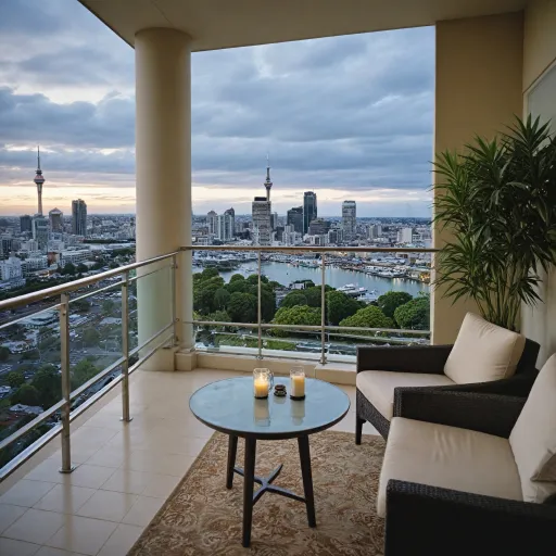 Auckland luxury hotels with balcony: elevate your stay with panoramic views and refined amenities