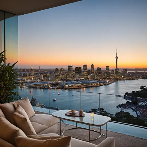 Auckland harbour suites for elevated stays in the heart of the city