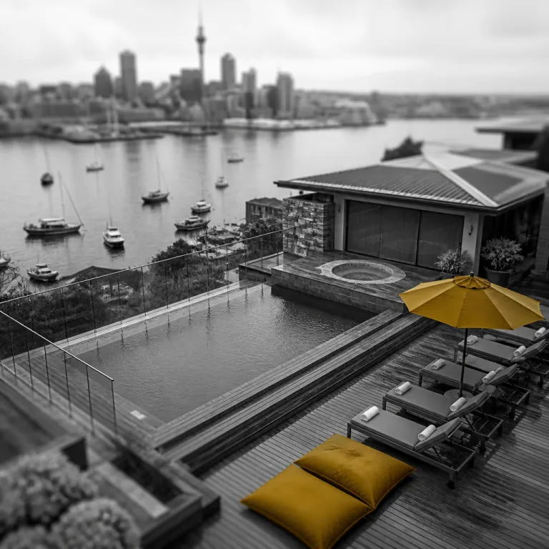 Resort-style stays in Auckland: hotel pools, day spas and harbour retreats that feel worlds away